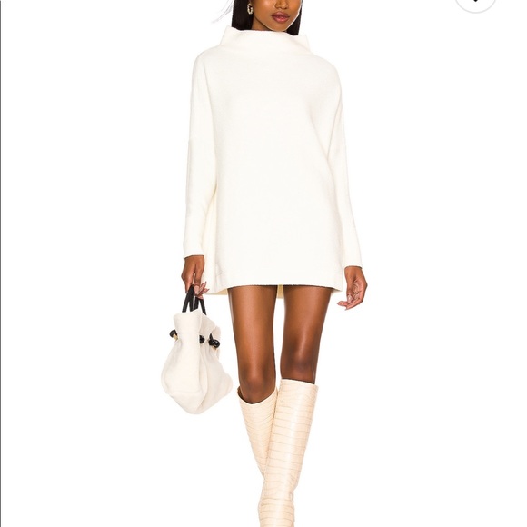 Free People Sweaters - Free People Ottoman Slouchy Tunic Sweater Dress in Ivory